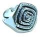 Natural Beauty Italy Made Silver Sterling Silver ring size 9