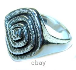 Natural Beauty Italy Made Silver Sterling Silver ring size 9