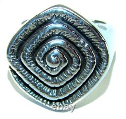 Natural Beauty Italy Made Silver Sterling Silver ring size 9