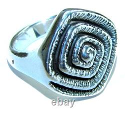 Natural Beauty Italy Made Silver Sterling Silver ring size 9