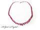Natural Hand Made Ruby Sterling Silver Necklace 23