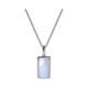 Natural Moonstone Necklace Solid Sterling Silver 925 Hallmarked British Made