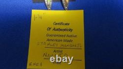 Navajo Bench Made Sterling Silver Brilliant Color Flash Spiderweb Opal Earrings