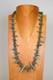 Necklace Turquoise Thin Natural Nuggets and Hand Made Sterling Silver Beads 23