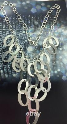 New Sterling Silver 925 Necklace Made In Itally 22.1 Grams & 18 Long