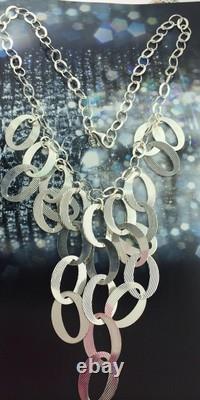New Sterling Silver 925 Necklace Made In Itally 22.1 Grams & 18 Long