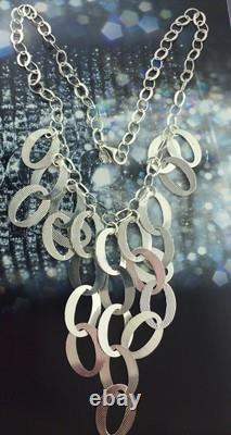 New Sterling Silver 925 Necklace Made In Itally 22.1 Grams & 18 Long