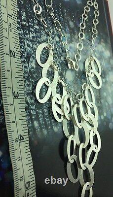 New Sterling Silver 925 Necklace Made In Itally 22.1 Grams & 18 Long