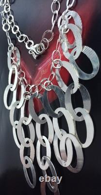 New Sterling Silver 925 Necklace Made In Itally 22.1 Grams & 18 Long