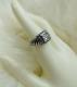 New! Sterling Silver White Cubic Zirconia Ring Size 8 Made In Guatemala