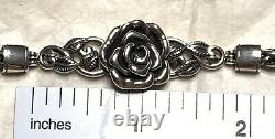 Nwot Or Paz Sterling Silver 925 Rose Spiga Bracelet 8 +1 Ext Made In Israel Pz