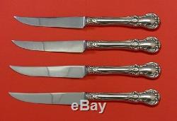 Old Master by Towle Sterling Silver Steak Knife Set 4pc HHWS Custom Made 8 1/2