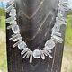 One of a Kind, Stunning Artisan Designed & Made Rock Quartz Crystal Bib Necklace