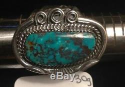 One of a kind, Arizona Bisbee Turquoise, hand made Men's Ring
