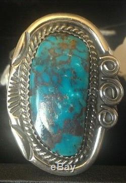 One of a kind, Arizona Bisbee Turquoise, hand made Men's Ring