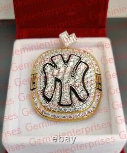 One of a kind Hand Made Sterling Silver New York Yankees MLB Baseball