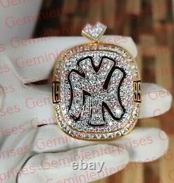 One of a kind Hand Made Sterling Silver New York Yankees MLB Baseball