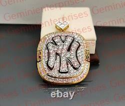 One of a kind Hand Made Sterling Silver New York Yankees MLB Baseball