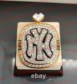 One of a kind Hand Made Sterling Silver New York Yankees MLB Baseball