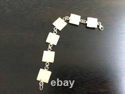 One-of-a-kind artist-made sterling silver bracelet, stunning
