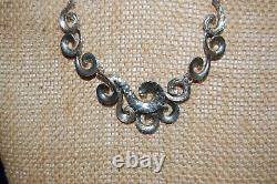 Or Paz Sterling Silver. 925 Bold Statement Necklace, Made In Israel