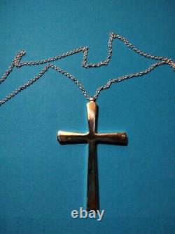 Ozzy Osbourne Cross replica made sterling silver 925-artisan product