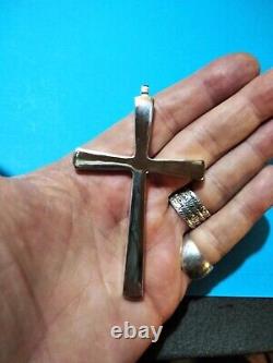 Ozzy Osbourne Cross replica made sterling silver 925-artisan product