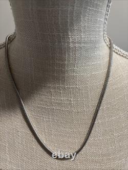 PB Sterling Silver Necklace SS 20Snake 3mm Originally 300.00 New No Box Read