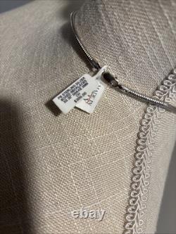 PB Sterling Silver Necklace SS 20Snake 3mm Originally 300.00 New No Box Read