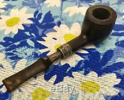 PETERSON'S DUBLIN Smoking Pipe 606S STERLING SILVER BAND Made in Ireland