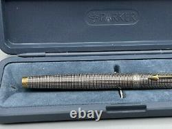 Parker 75 CISELE Fountain Pen Sterling Silver Made in AUSTRALIA 14K fine nib