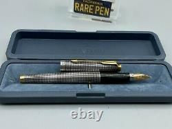 Parker 75 CISELE Fountain Pen Sterling Silver Made in AUSTRALIA 14K fine nib