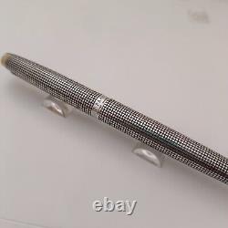 Parker 75 Cisele Sterling Silver Cap & Barrel Fountain Pen Made in USA