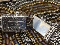 Perfect Annika Witt Bracelet Made In Bali Etched Sterling Silver 925 ATI ID 8