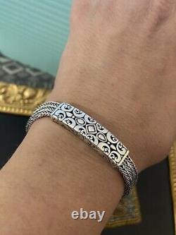 Perfect Annika Witt Bracelet Made In Bali Etched Sterling Silver 925 ATI ID 8