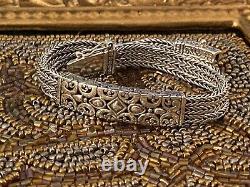 Perfect Annika Witt Bracelet Made In Bali Etched Sterling Silver 925 ATI ID 8