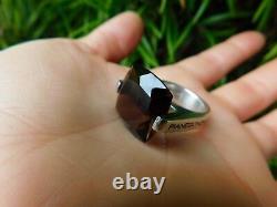 Pianegonda Ring Huge Smokey Quartz Rock Star Daily Ring Size Rare Italy Made So