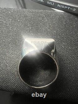 Prada Symbole ring made of 925 sterling silver