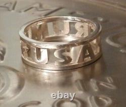President Donald Trump Sterling Silver Ring Mens Womens Size 11 Made in USA