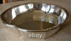 Puiforcat. 950 Sterling Silver Oval Serving Bowl Hand Made Heavy & Exquisite