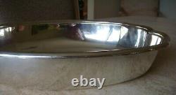 Puiforcat. 950 Sterling Silver Oval Serving Bowl Hand Made Heavy & Exquisite