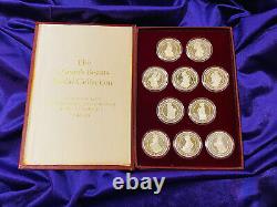 Queen's Beasts Sterling Silver Medal Collection 1978 Scarce! Only 517 made