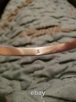 RARE, HTF James Avery Sterling Psalm 413 This is the day Lord has made Bangle