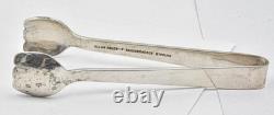 RARE hand Made Sterling Silver ALLAN ADLER Hammered Sugar Tongs NO MONO 4.4 RARE hand Made Sterling Silver ALLAN ADLER Hammered Sugar Tongs NO MONO 4.4