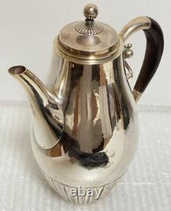 Rare Georg Jensen Sterling Silver Tea Pot 45C DESSIN made in Denmark
