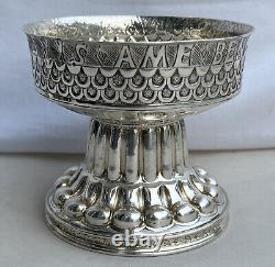 Rare Hand Made Chester STERLING SILVER Bowl 1930s 285g