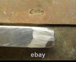 Rare Japanese-made Sterling Silver Engraving Chisel, Stamped by a Skilled