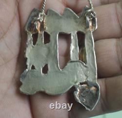 Rare SJS Sterling Silver Hand Made Necklace