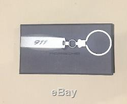 Rare Sterling Silver(925) Porsche 911 High End Keychain Key Ring made in Germany
