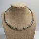 Rare Sterling Silver Cable Wire Choker Necklace Made in Italy Twisted Rope